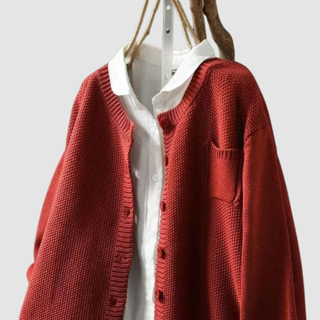 Lavinia | Cardigan Morbido con Bottoni - Aurella Milano