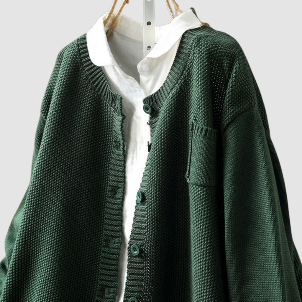Lavinia | Cardigan Morbido con Bottoni - Aurella Milano