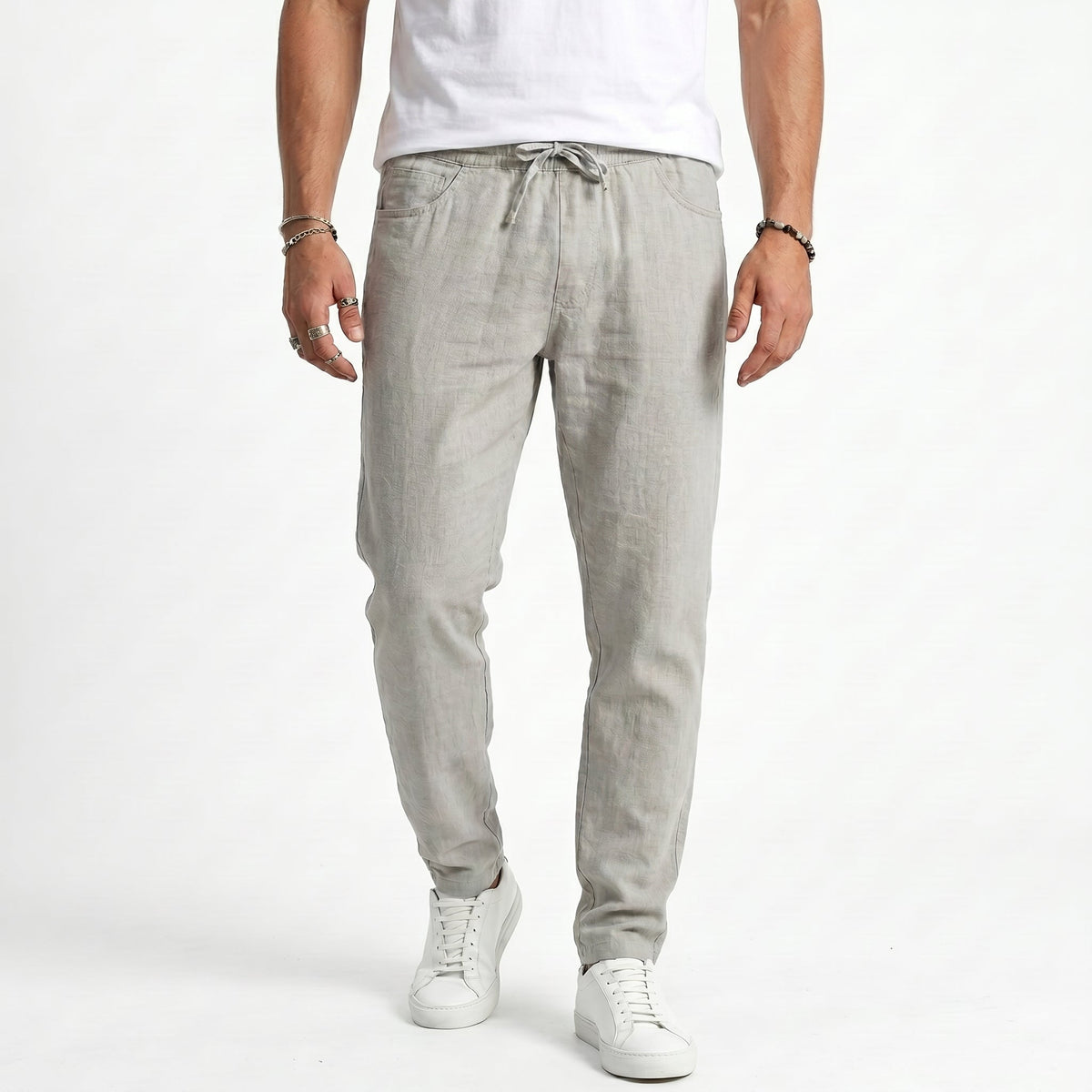 Diego – Pantaloni Estivi in Lino Leggero