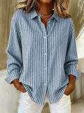 Camicia a righe verticali