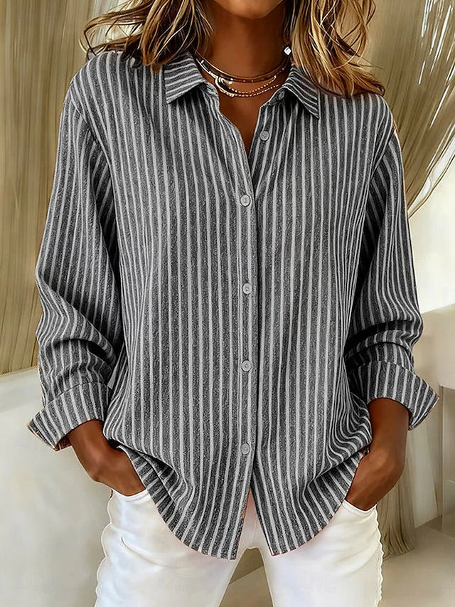 Camicia a righe verticali