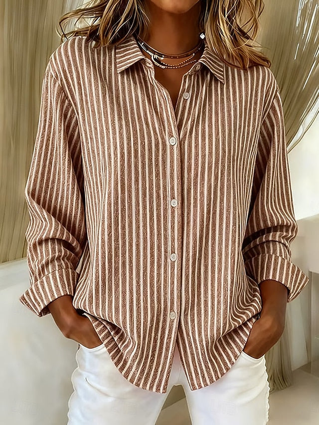 Camicia a righe verticali