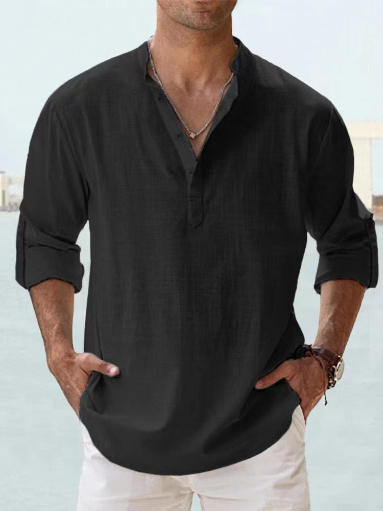 Vincenzo | Camicia Traspirante in Lino