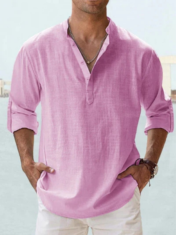 Vincenzo | Camicia Traspirante in Lino