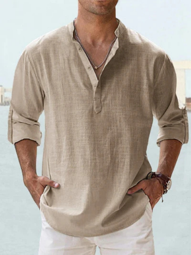 Vincenzo | Camicia Traspirante in Lino