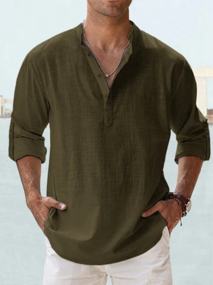 Vincenzo | Camicia Traspirante in Lino