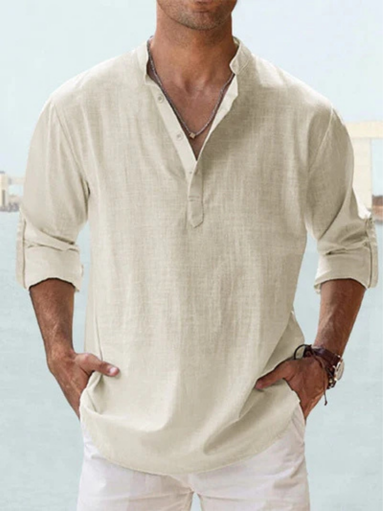 Vincenzo | Camicia Traspirante in Lino
