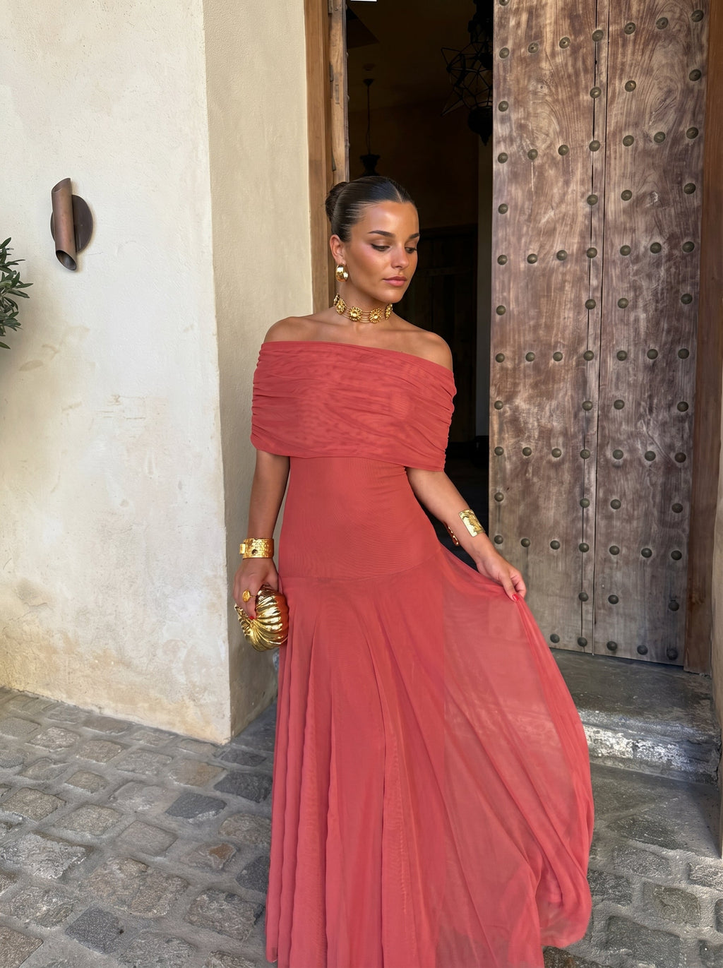 Abito femminile Marrone | Aurella Milano