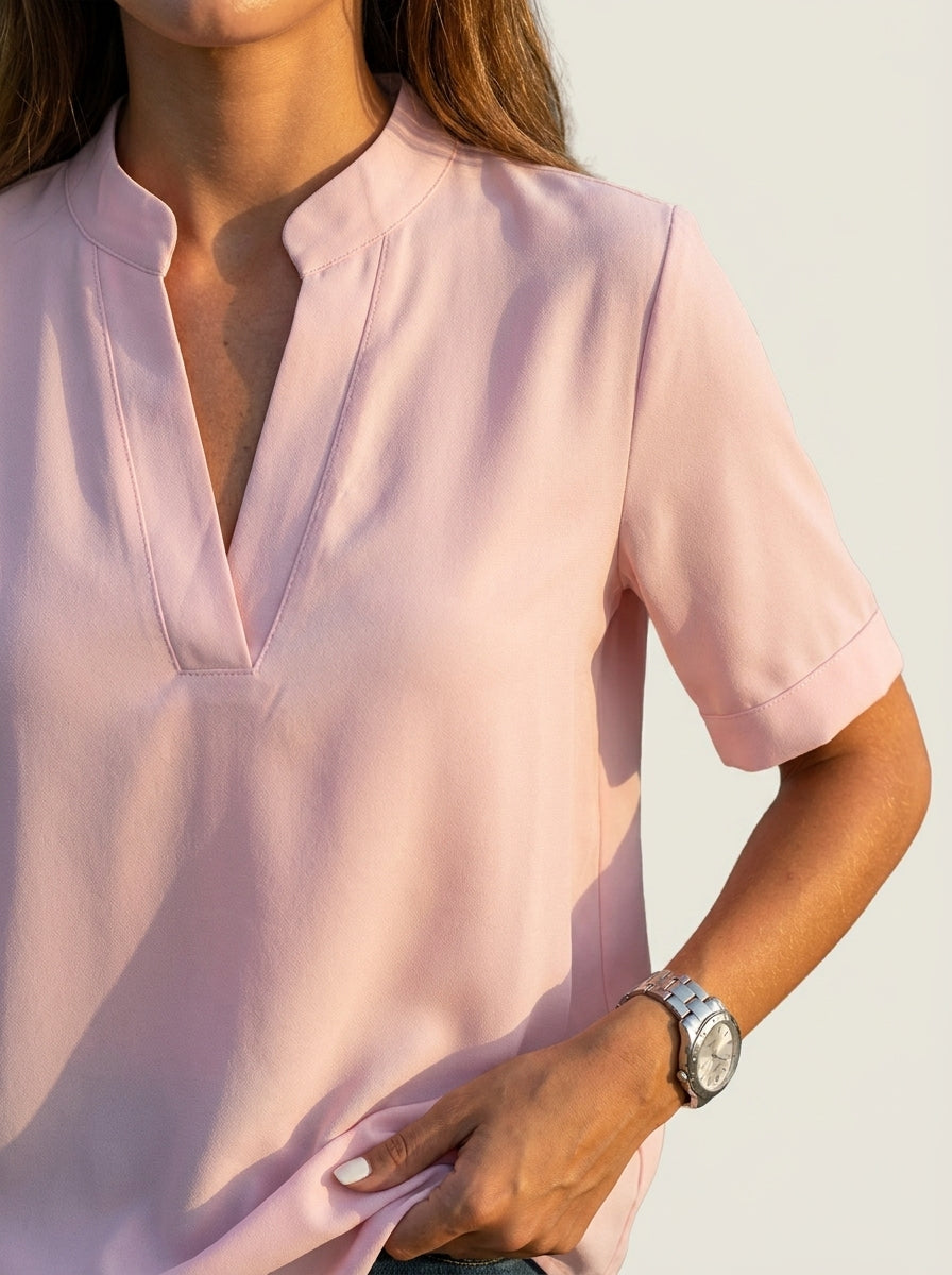 Rachele - Blusa Elegante con Scollo a V | Aurella Milano