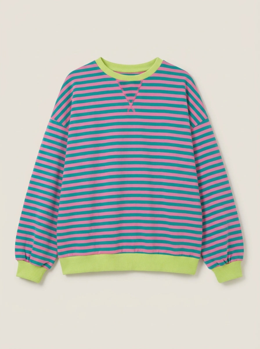 Isabella - Maglia a Righe a Maniche Lunghe | Aurella Milano