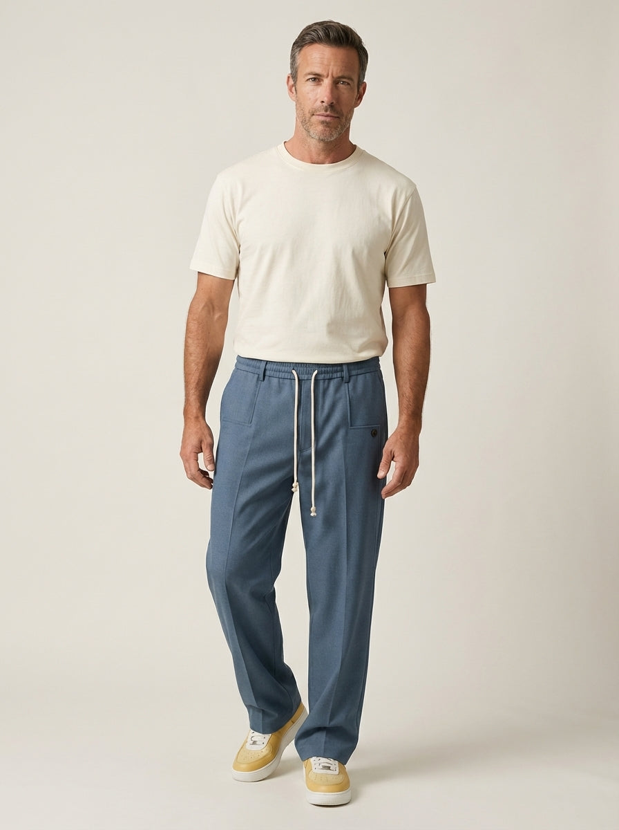 Marco - Pantaloni Eleganti con Coulisse da uomo | Aurella Milano