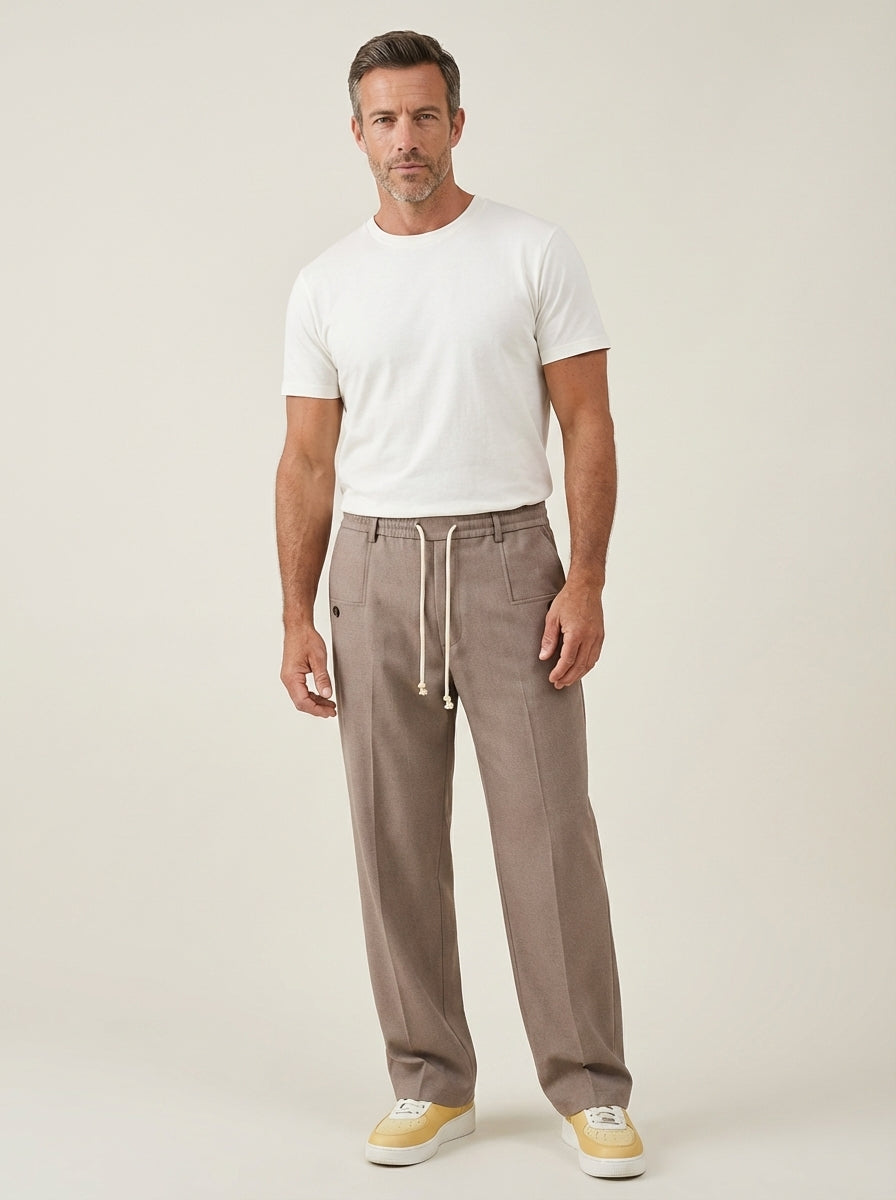 Marco - Pantaloni Eleganti con Coulisse da uomo | Aurella Milano