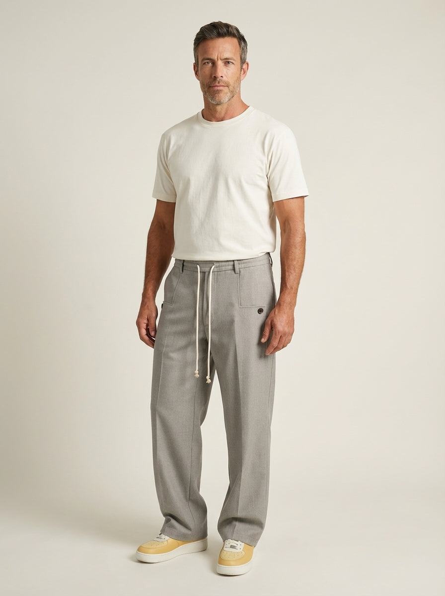 Marco - Pantaloni Eleganti con Coulisse da uomo | Aurella Milano