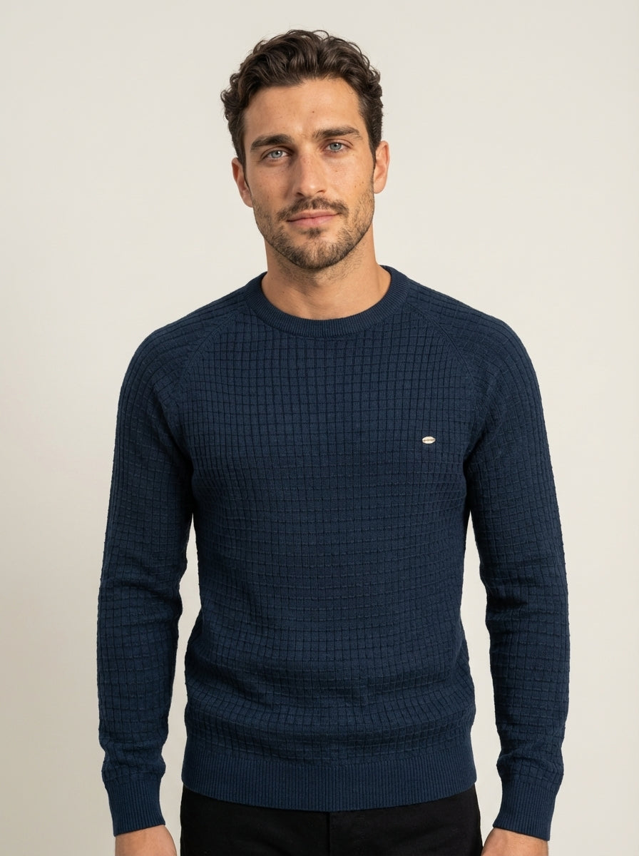 Gabriele - Maglione Elegante a Quadri da uomo | Aurella Milano