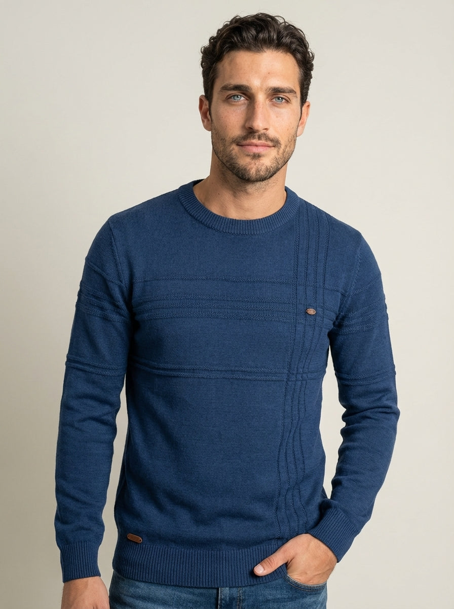 Massimo - Maglione Elegante a Quadri da uomo | Aurella Milano