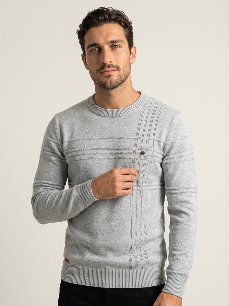 Massimo - Maglione Elegante a Quadri da uomo | Aurella Milano