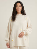 Luna - Felpa Pullover Floreale | Aurella Milano