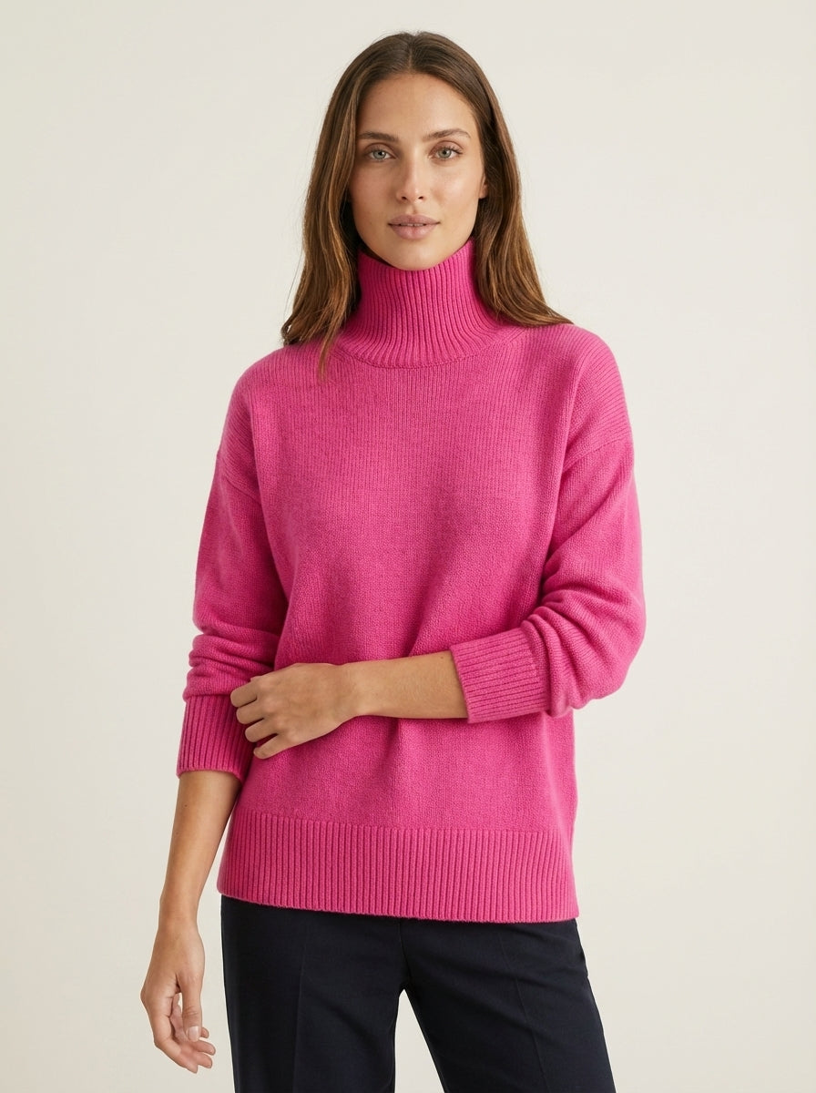 Agata - Maglione Dolcevita in Maglia | Aurella Milano