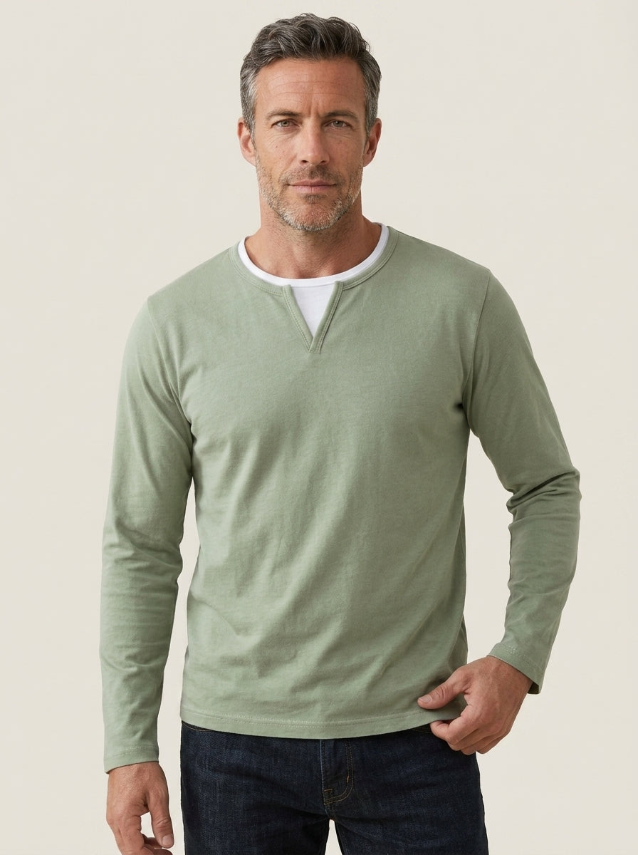 Martino - Maglia Premium a Maniche Lunghe da uomo | Aurella Milano