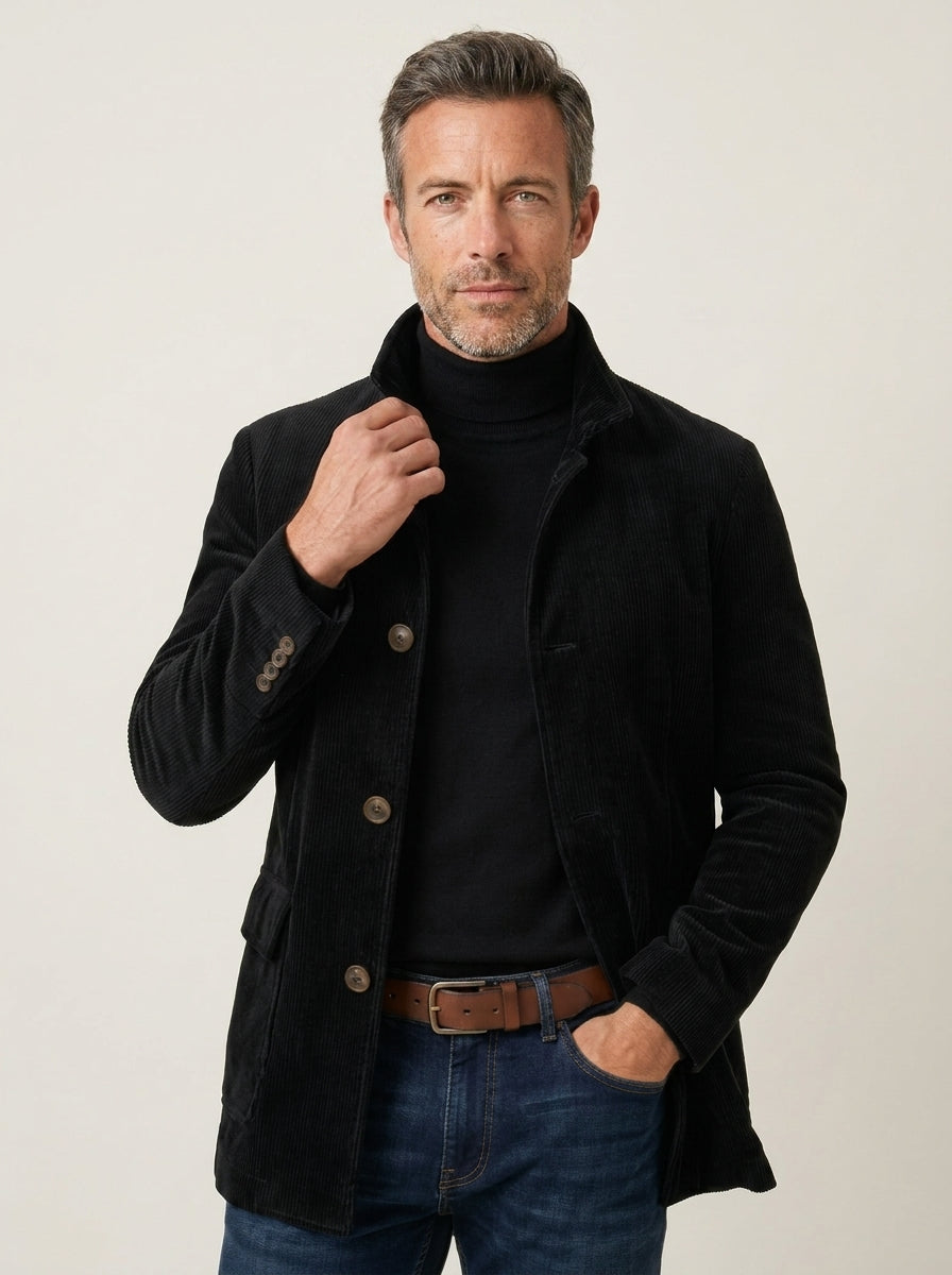 Davide - Giacca in Velluto a Coste da uomo | Aurella Milano