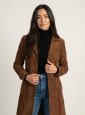 Teresa - Cappotto Vintage Effetto Camoscio | Aurella Milano