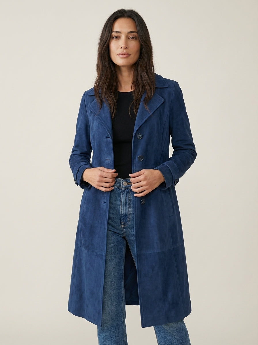 Teresa - Cappotto Vintage Effetto Camoscio | Aurella Milano