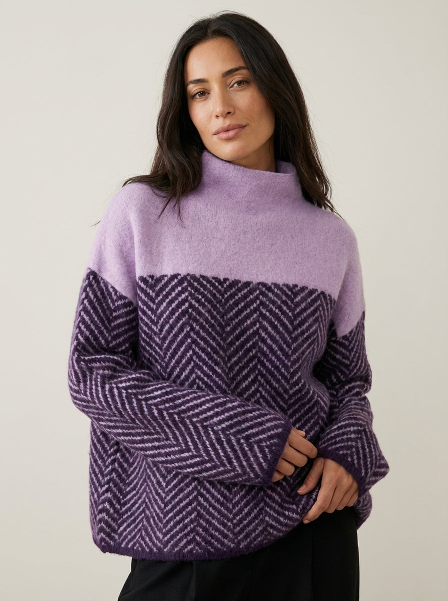 Nora - Maglione Elegante Dolcevita | Aurella Milano