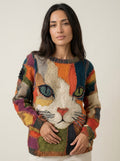 Zaira - Top Artistico con Gatto | Aurella Milano