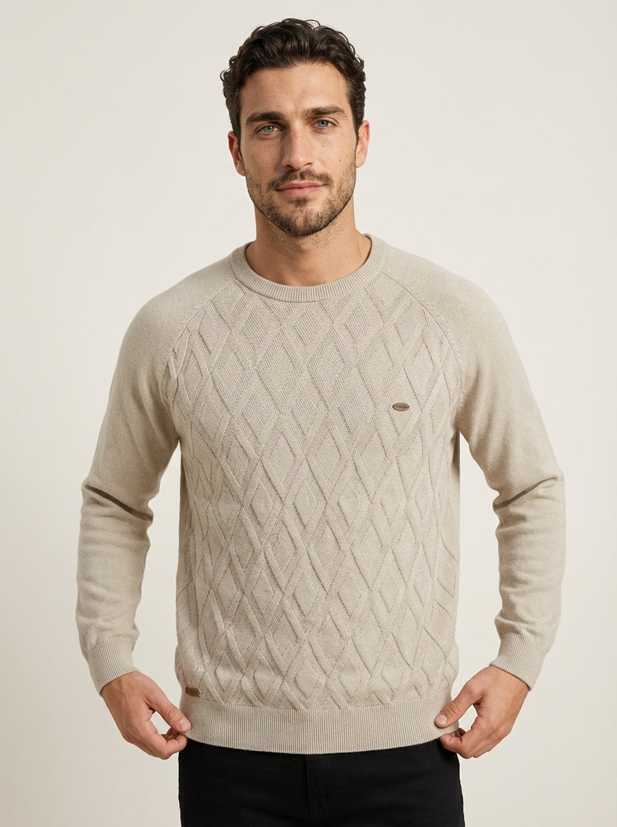 Nico - Maglione Elegante a Rombi da uomo | Aurella Milano