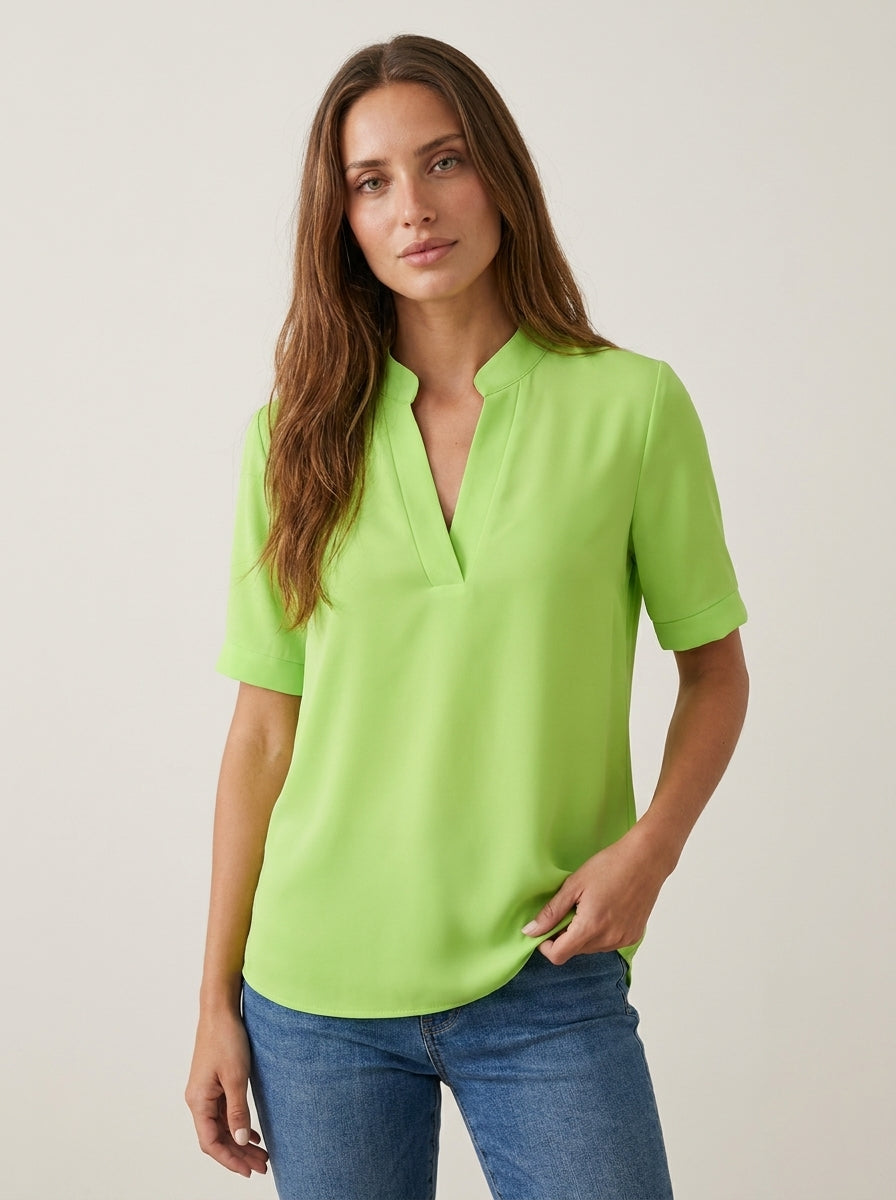 Rachele - Blusa Elegante con Scollo a V | Aurella Milano