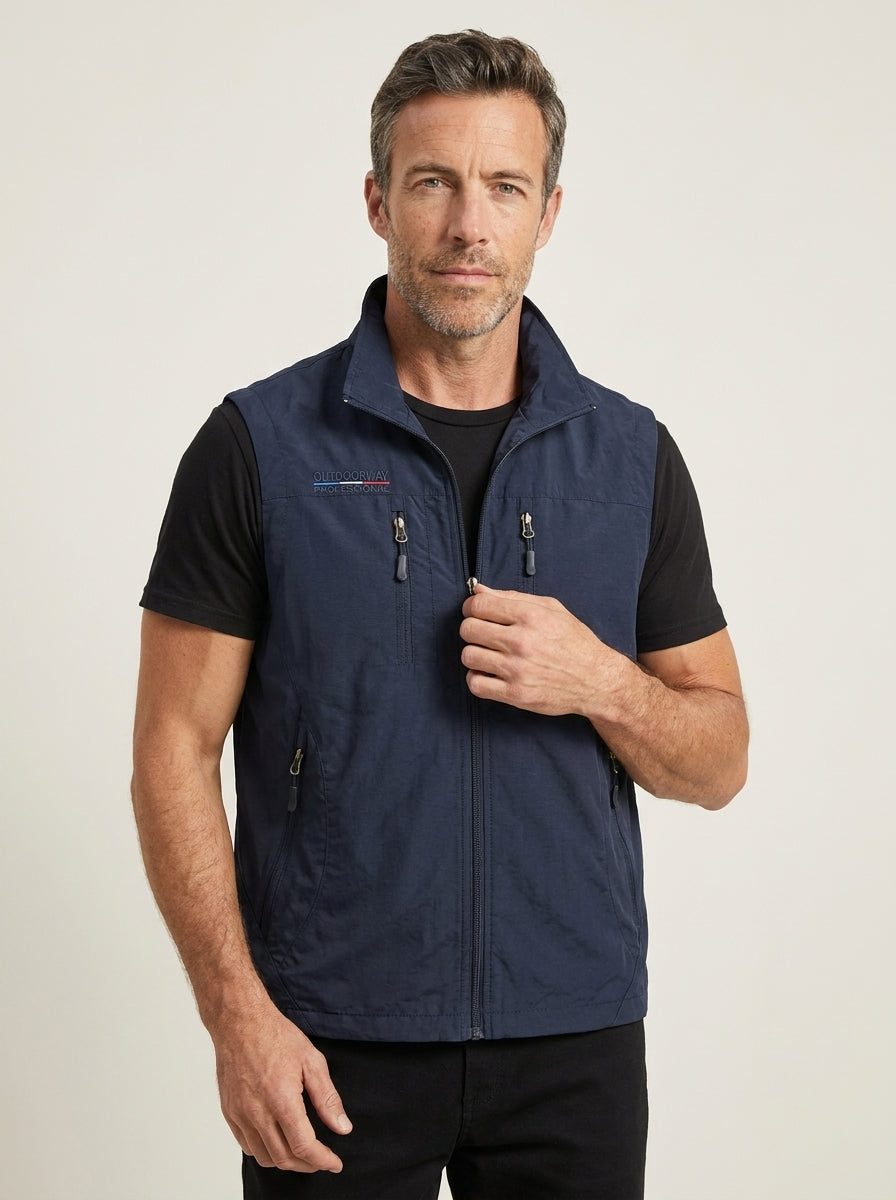Vincenzo - Gilet Tecnico Traspirante Multitasche da uomo | Aurella Milano