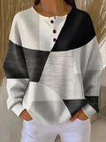 Maglione waffle a doppio strato