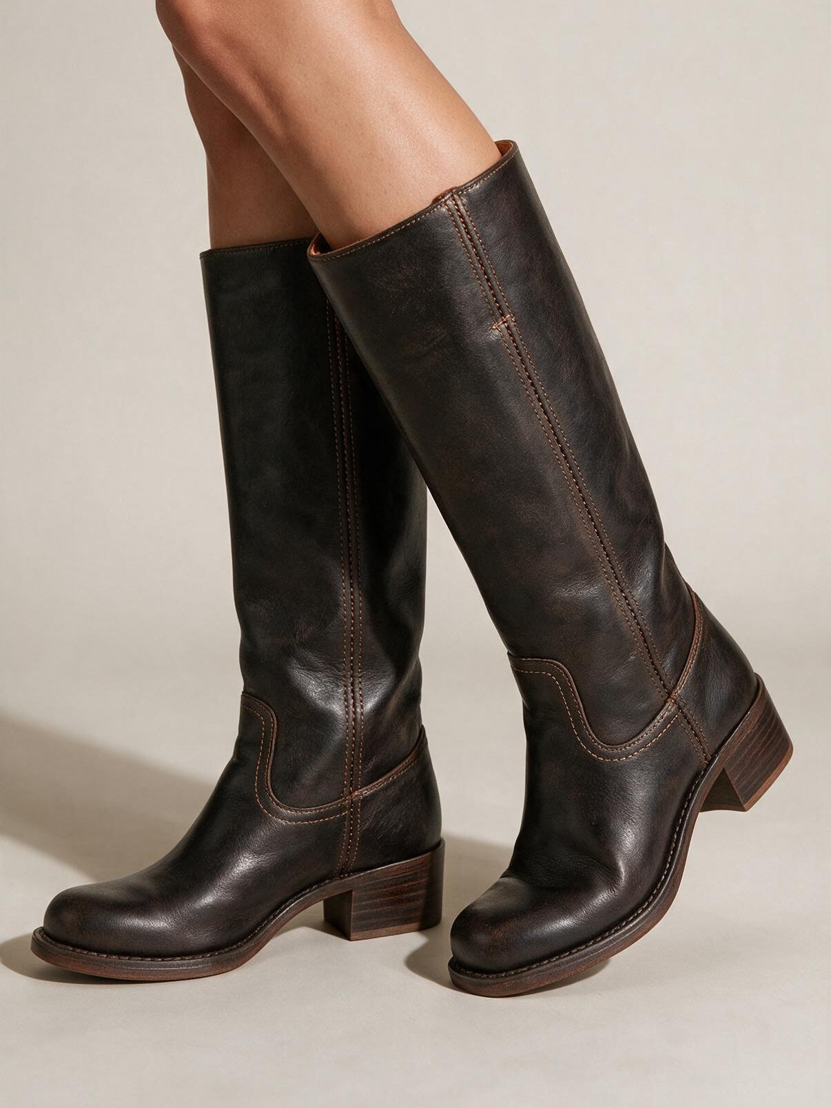 velmara-acc · stivale western alto · Pelle naturale · 1 · 34