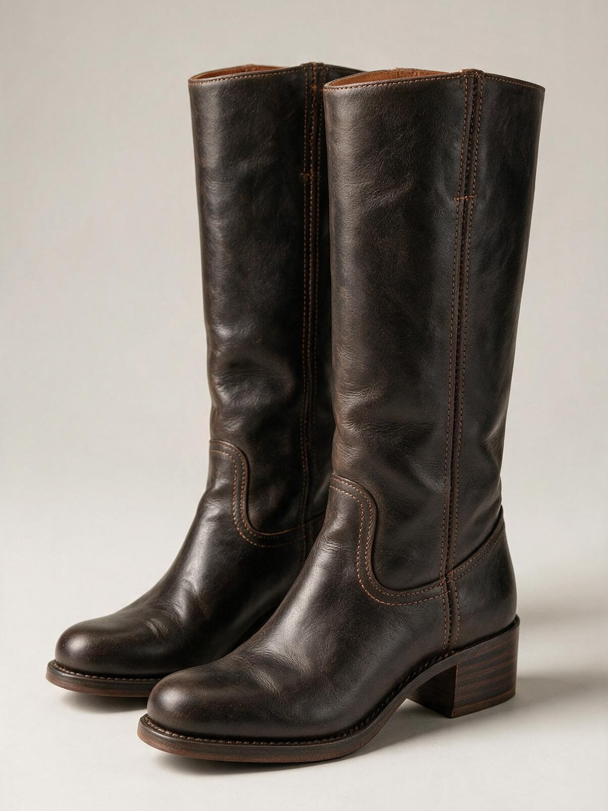 velmara-acc · stivale western alto · Pelle naturale · 4 · 34