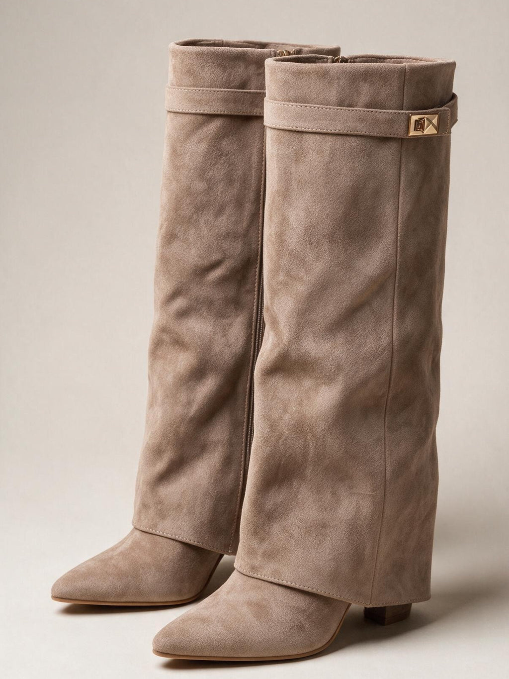 velmara-acc · stivali alti-linea larga · Beige · 4 · 34