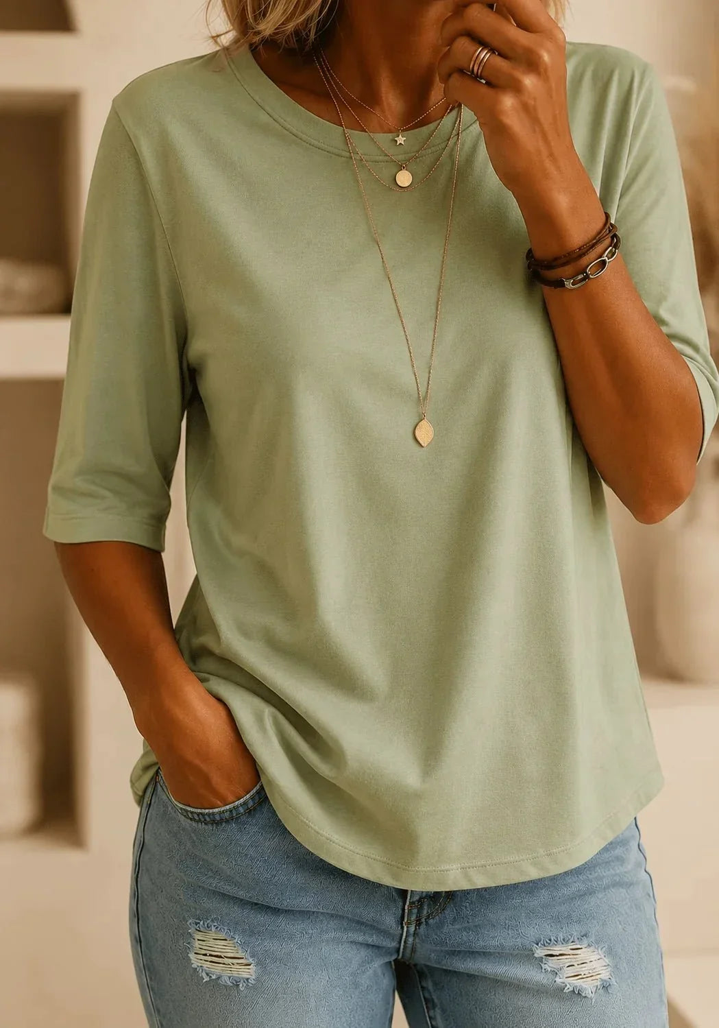 Sienna | T-shirt Essenziale Girocollo