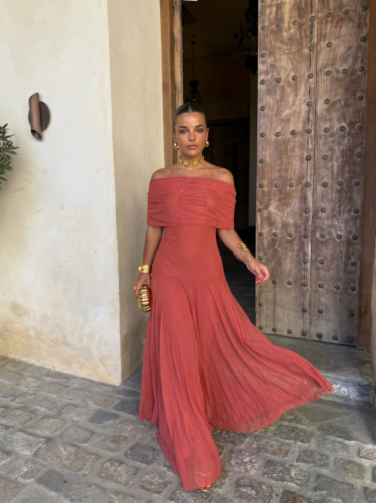 Abito femminile Marrone | Aurella Milano