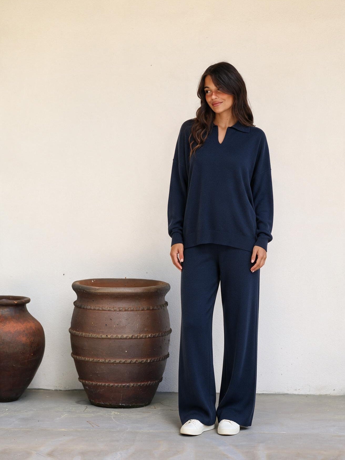 velmara-gen · set in due pezzi · Ash Blue · frontale · 1 · 34
