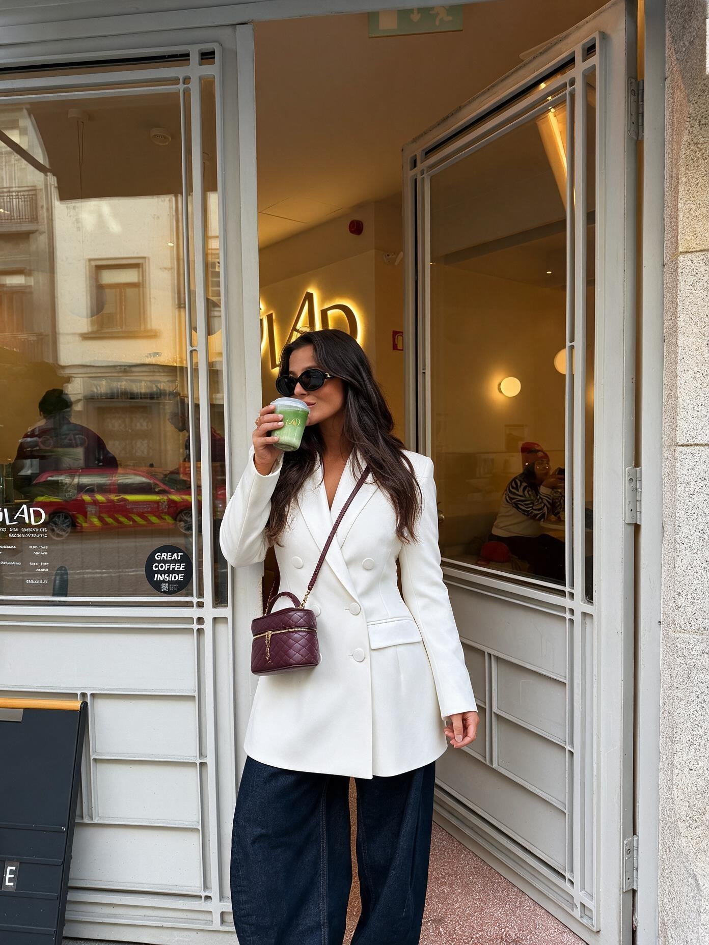 velmara-gen · blazer-croisé-satin-avorio · unico · frontale · 4