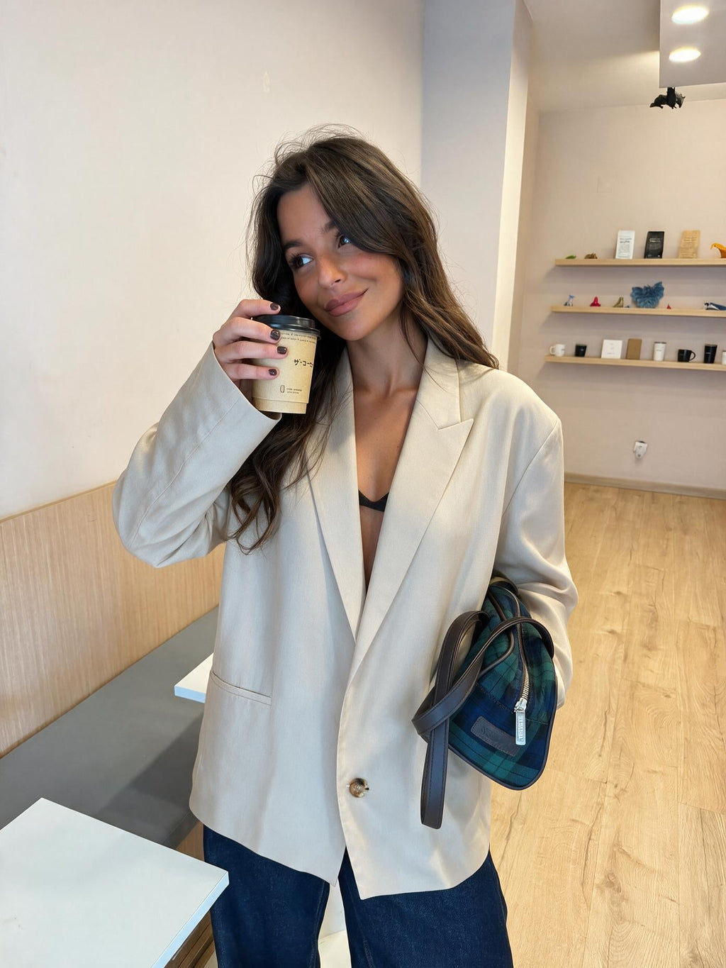 velmara-gen · blazer-oversize-melange-lino · unico · frontale · 4