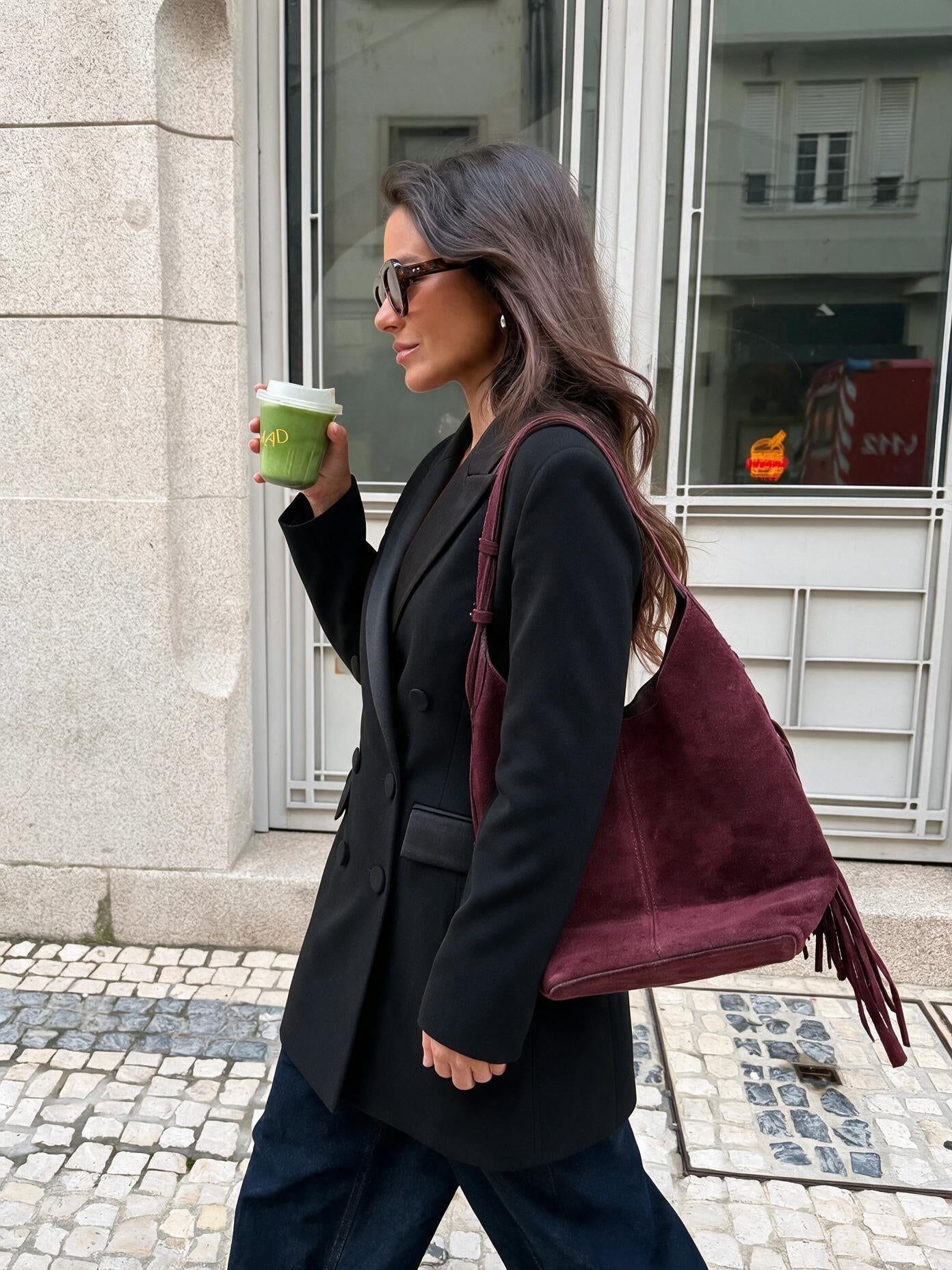 velmara-gen · blazer-doppiopetto-reversibile-in-raso-nero · unico · profilo · 2