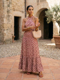 Completo due pezzi con collo halter | Aurella Milano