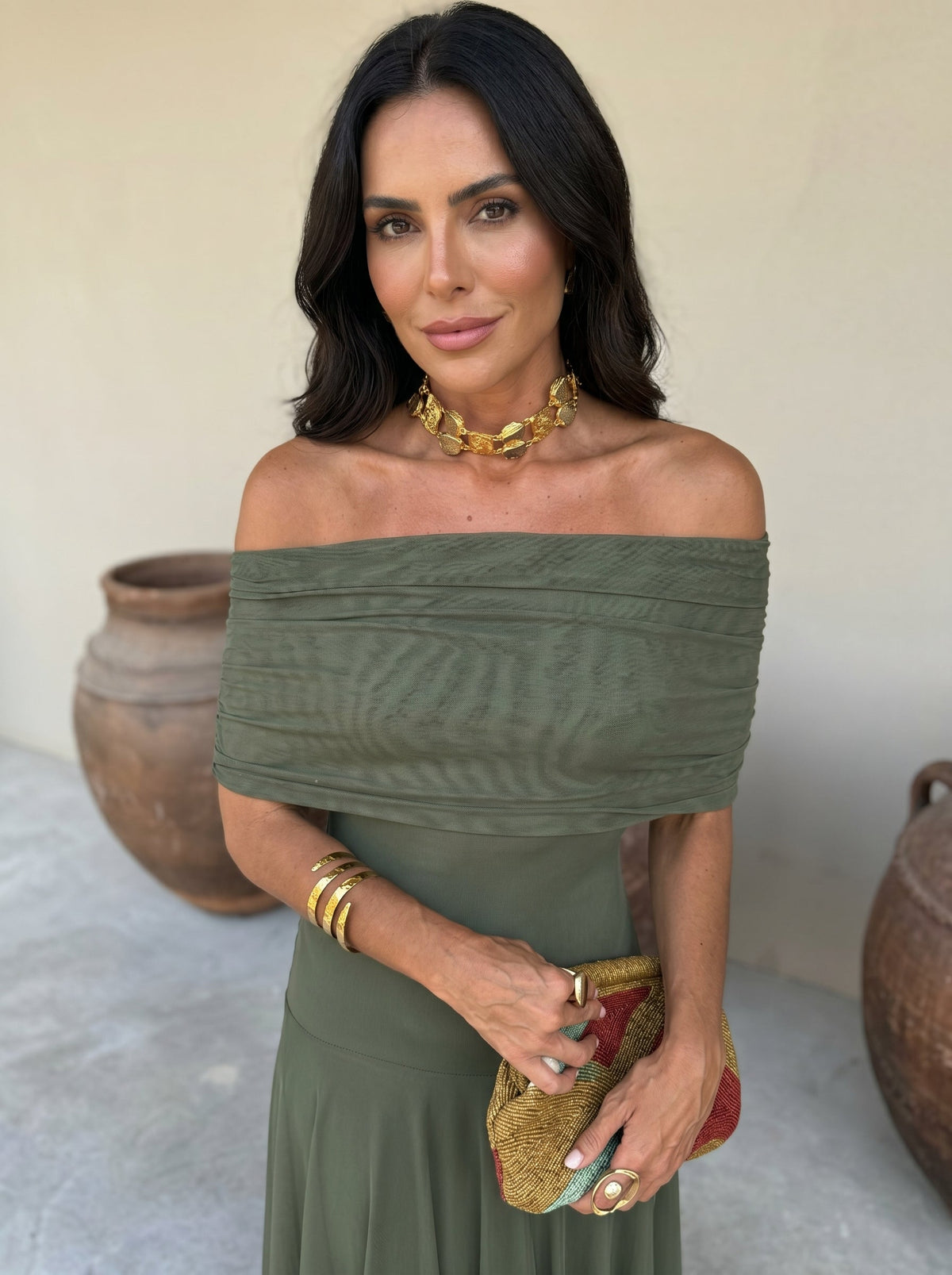 Abito femminile Terracotta | Aurella Milano