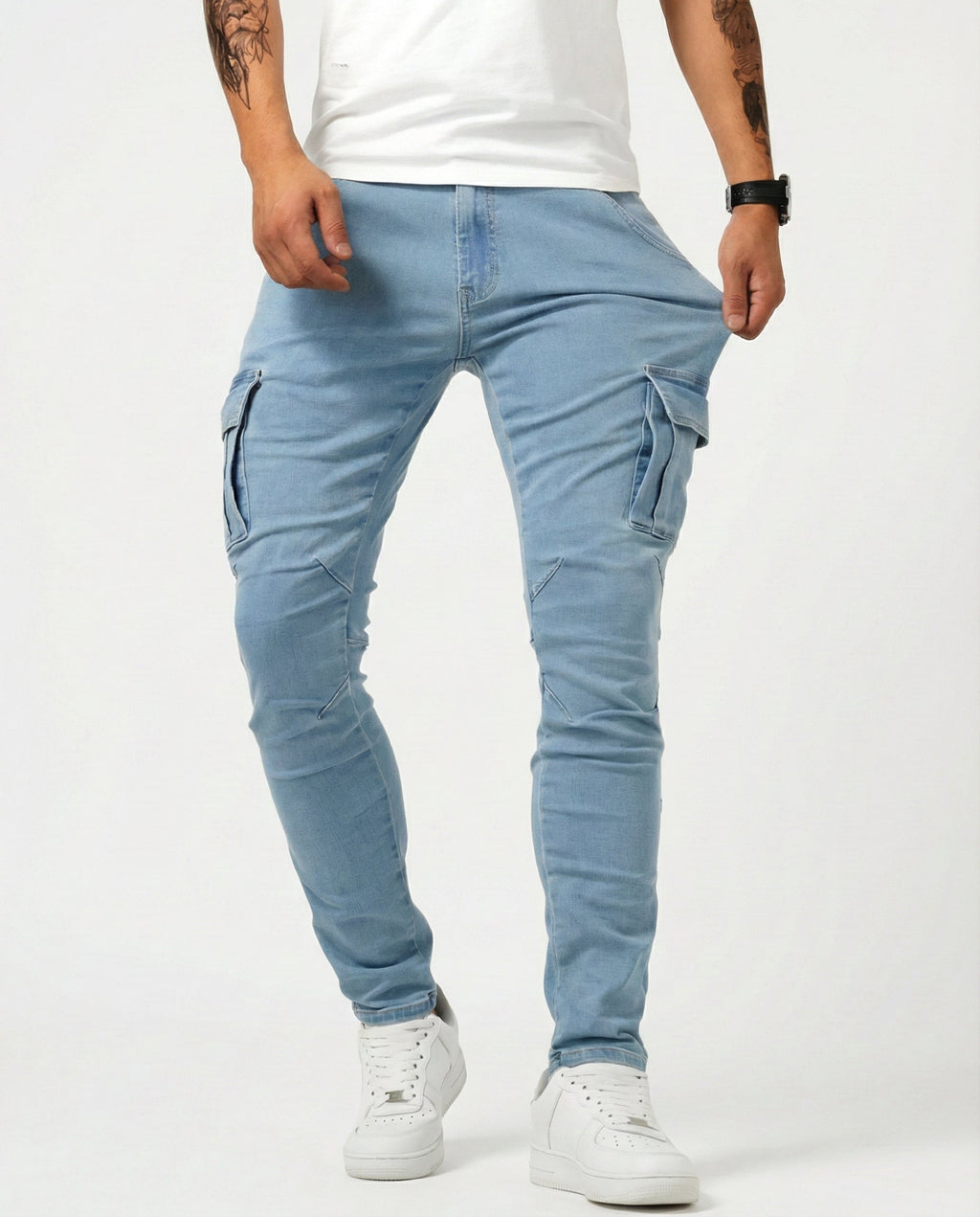 Bruno – Pantaloni Cargo dalla Vestibilità Comoda