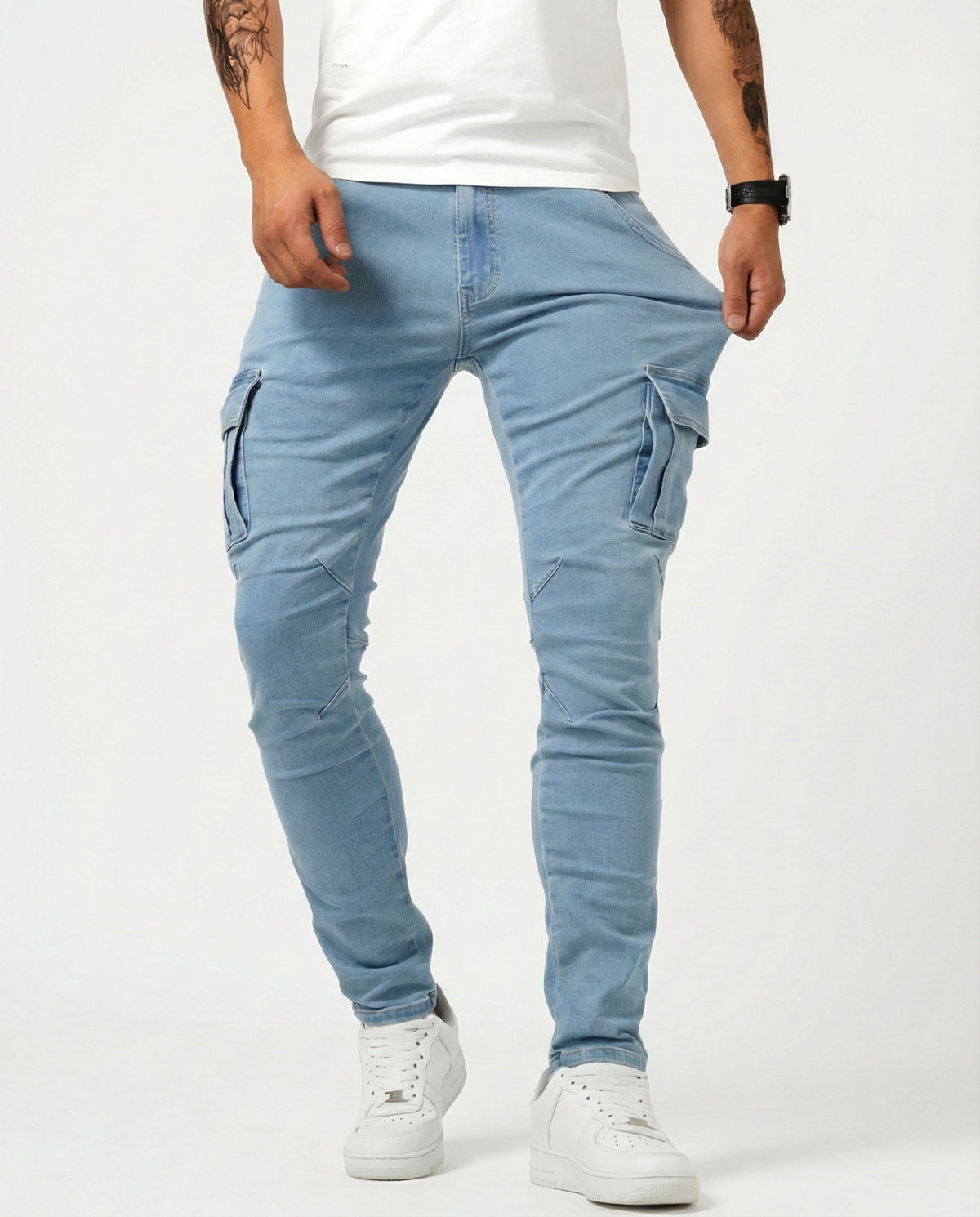 Bruno – Pantaloni Cargo dalla Vestibilità Comoda