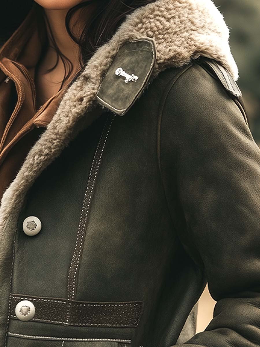 Ambra | Cappotto Caldo in Effetto Suede