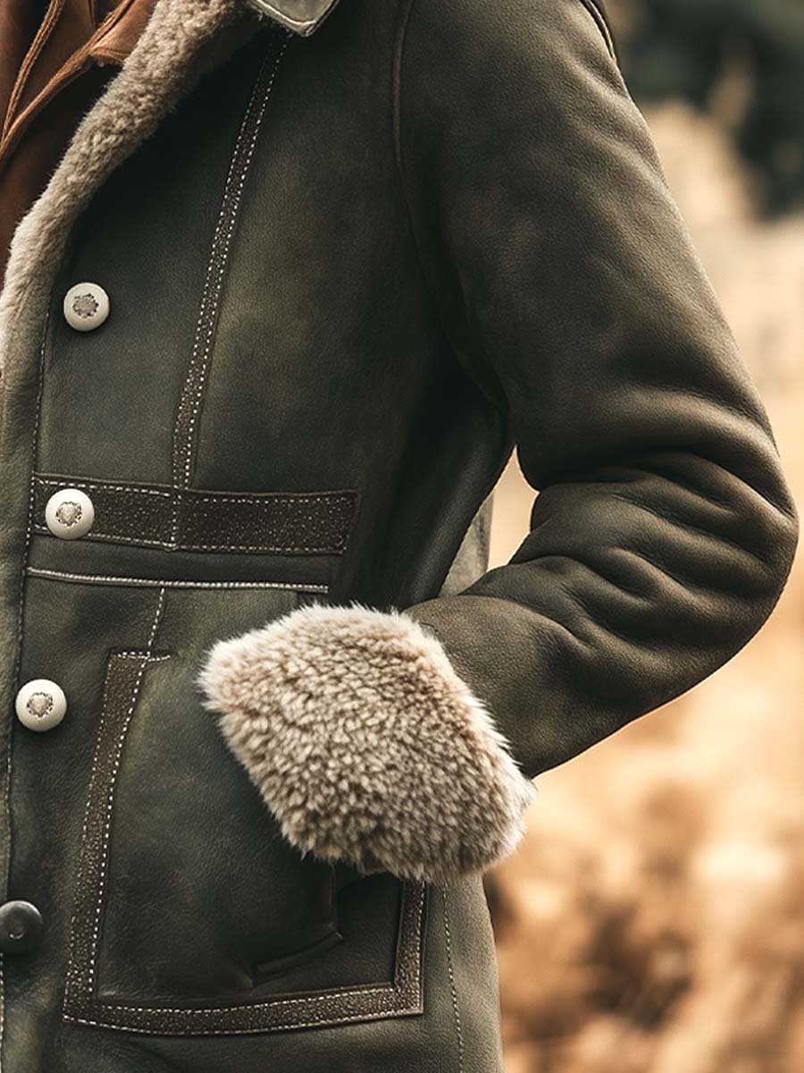 Ambra | Cappotto Caldo in Effetto Suede