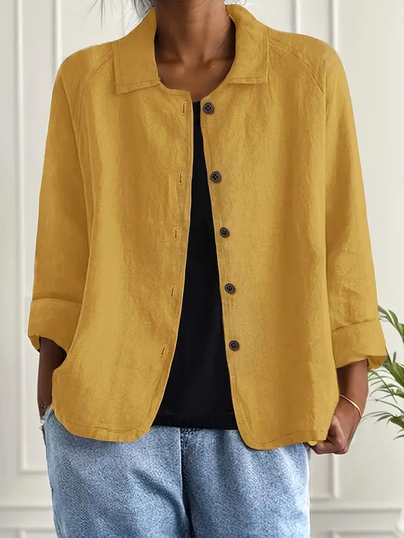 Arianna | Giacca-Camicia con Bottoni - Aurella Milano