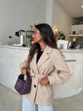 velmara-gen · cappotto lungo-taglio-pulito-beige · unico · frontale · 1