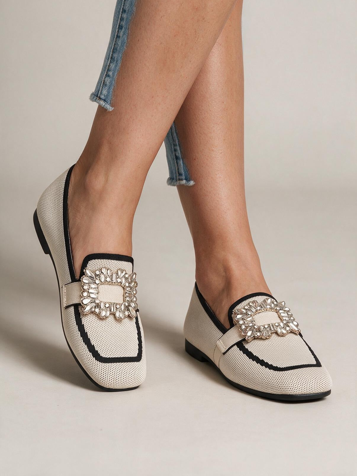 velmara-acc · mocassini-tulle-fibbia · Beige · 2 · 34